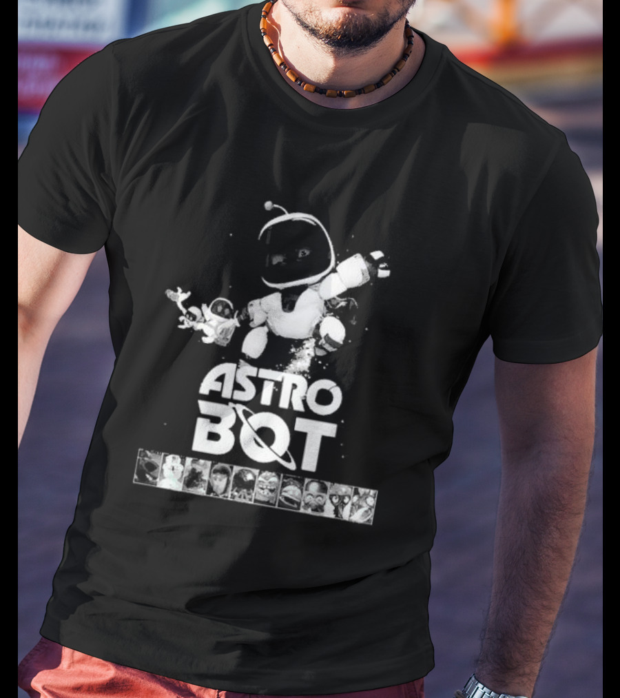 Astro Bot Prestige Adventure Galaxy Characters T-Shirt