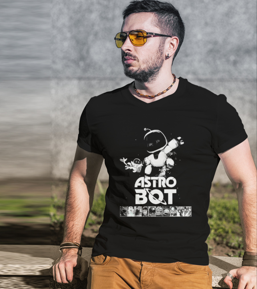 Astro Bot Prestige Adventure Galaxy Characters T-Shirt