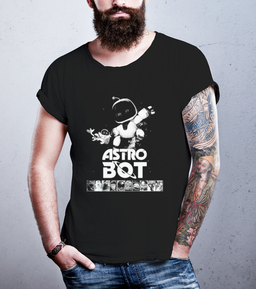 Astro Bot Prestige Adventure Galaxy Characters T-Shirt