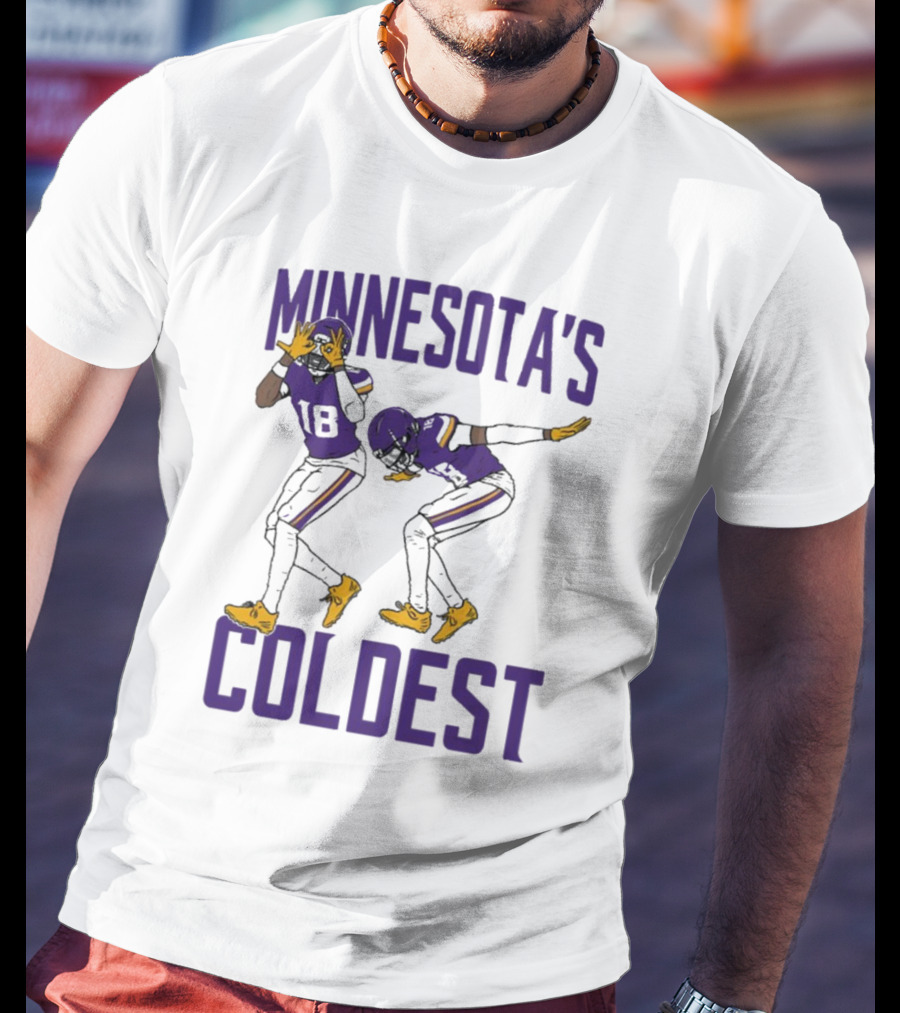 Minnesota’s Coldest Justin Jefferson 18 Football Moves T-Shirt