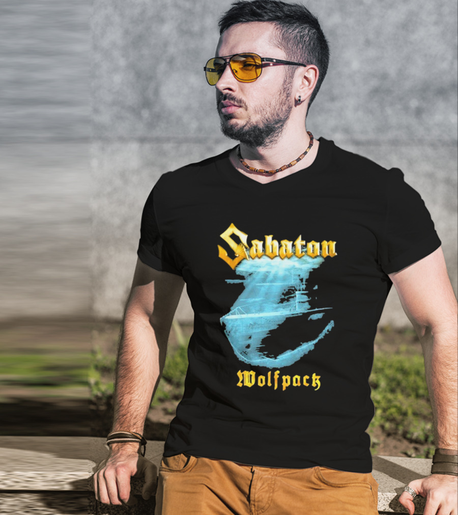 Sabaton Wolfpack Submarine Battle Reflection T-Shirt