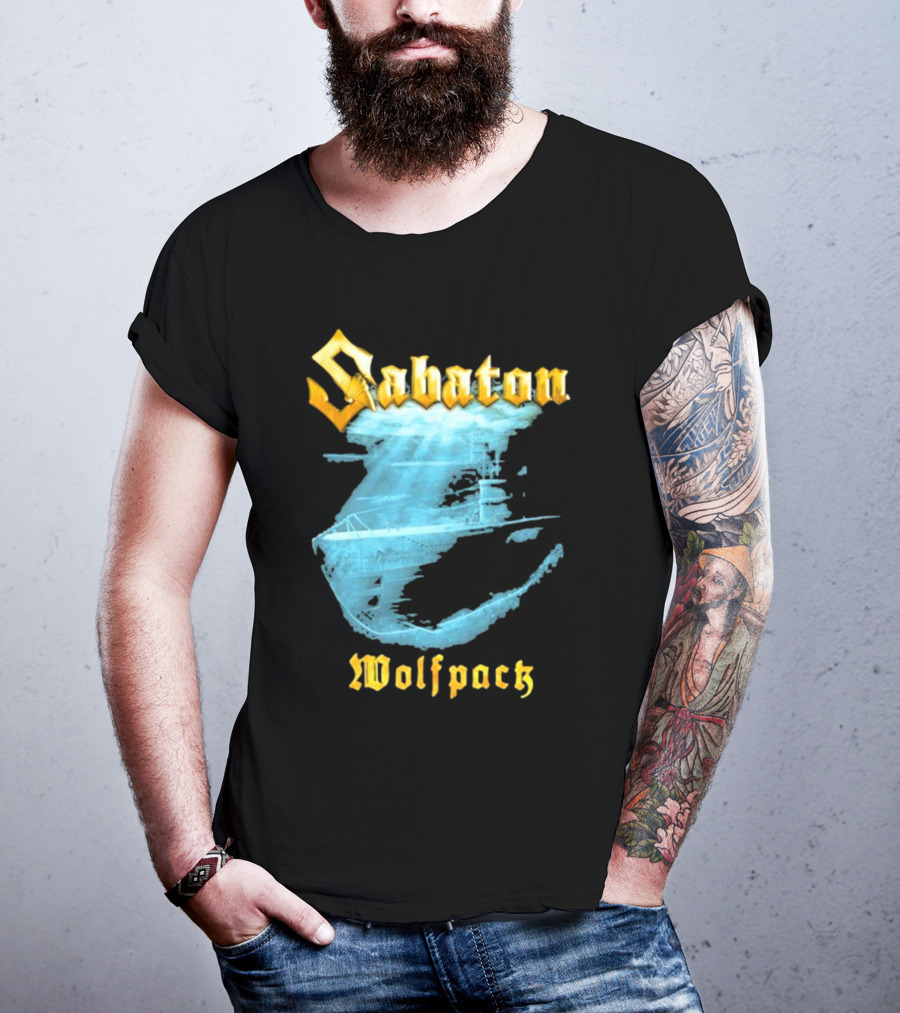 Sabaton Wolfpack Submarine Battle Reflection T-Shirt