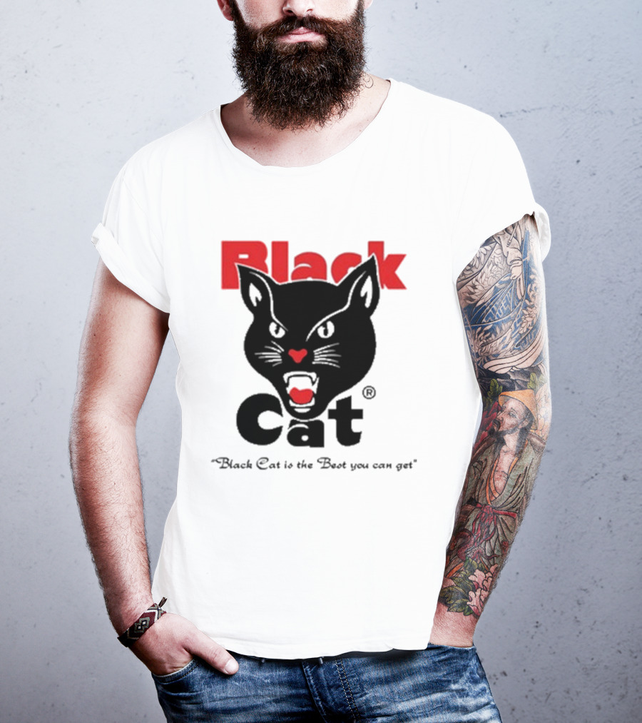 Black Cat Is The Best You Can Get Matthew Livelsberger T-Shirt