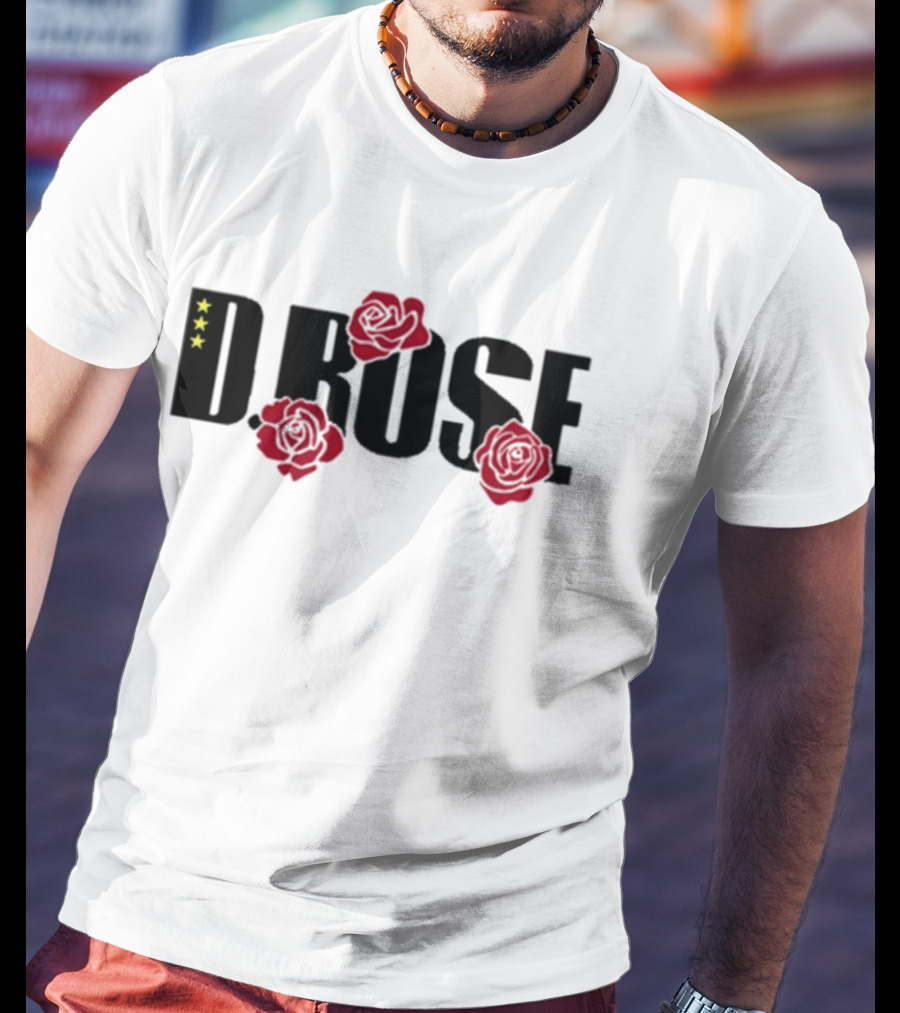 D Rose Slam Roses Stars T-Shirt