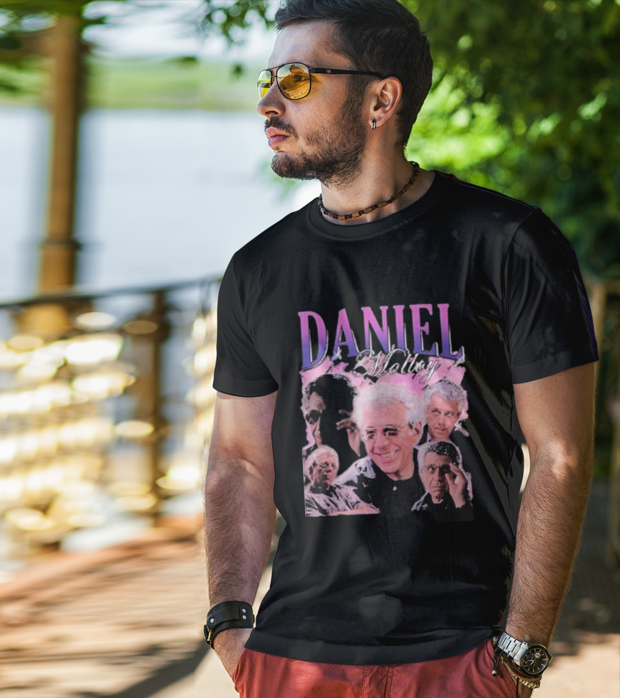 Daniel Molloy Vintage Collage Pink And Purple Aesthetic T-Shirt