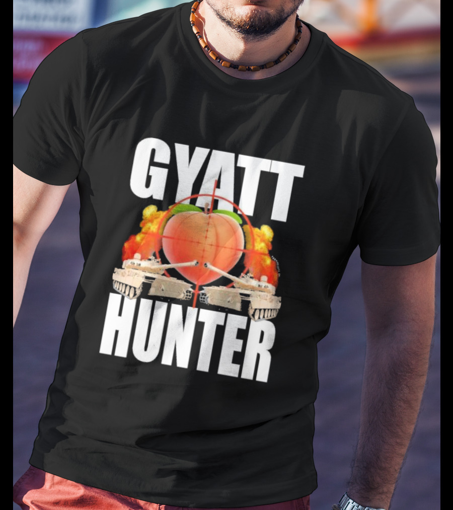 GYATT Hunter Crankin My Hog Meme Tanks Peach Target Explosion T-Shirt