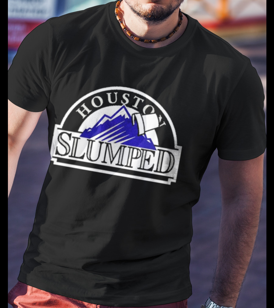 Houston Slumped Purple Mountain T-Shirt