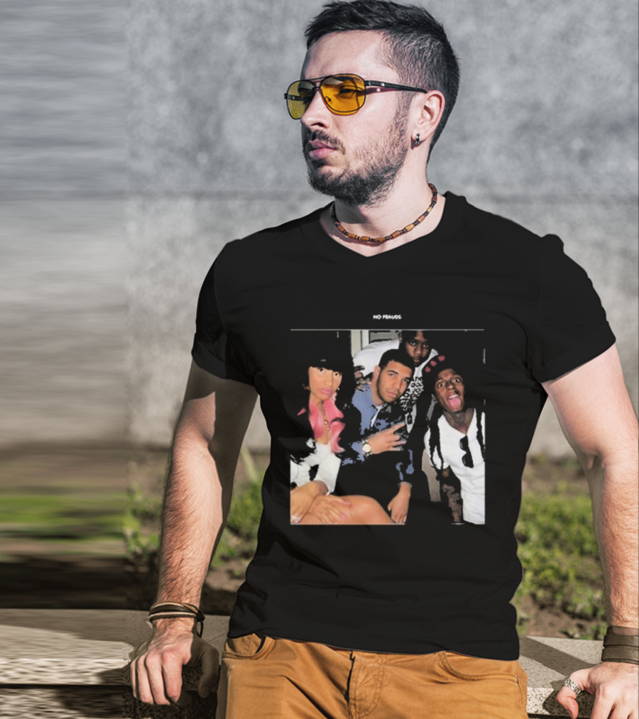 Maiya The Don No Frauds Young Money Crew Photo T-Shirt