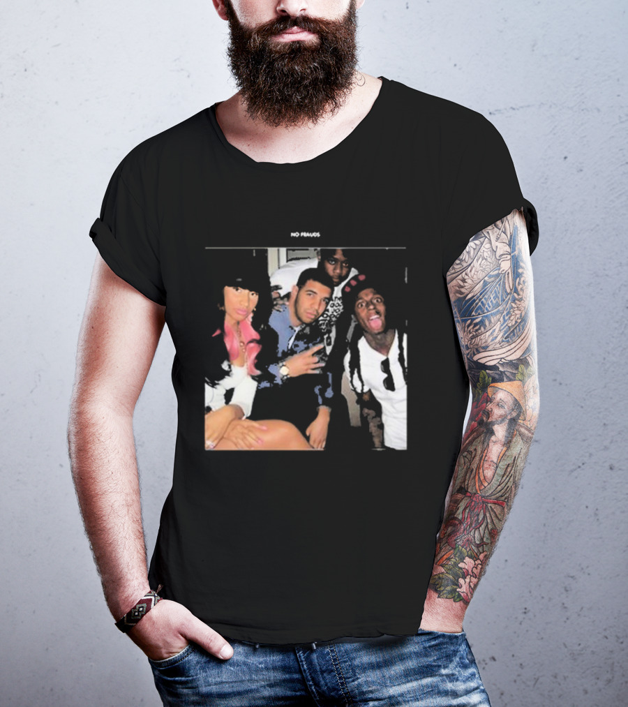 Maiya The Don No Frauds Young Money Crew Photo T-Shirt