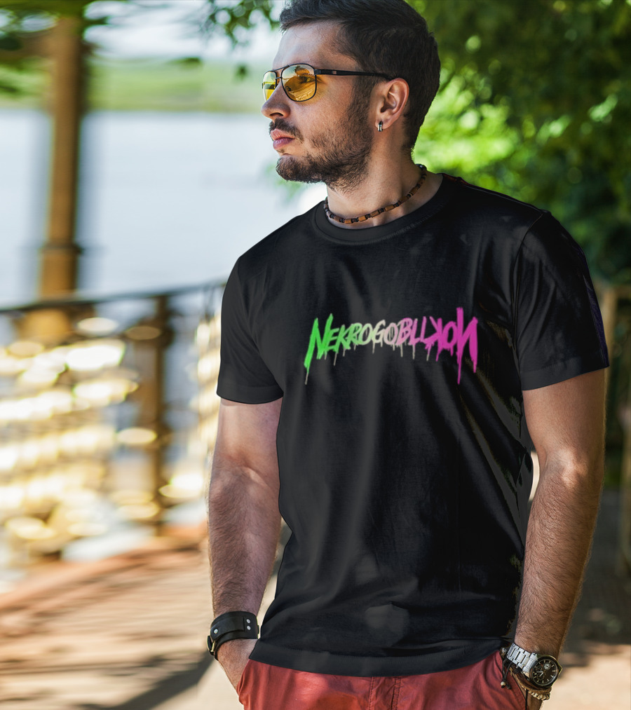 Nekrogoblikon Goblin Mode Wicked Ombre Neon Drip T-Shirt