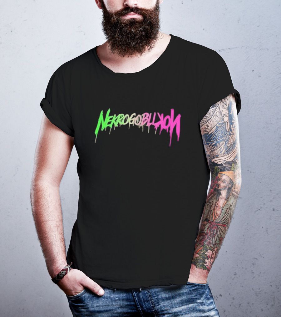 Nekrogoblikon Goblin Mode Wicked Ombre Neon Drip T-Shirt