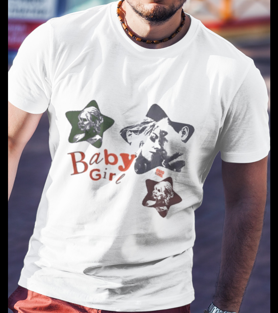 Baby Girl Bug Girl Star Portraits T-Shirt