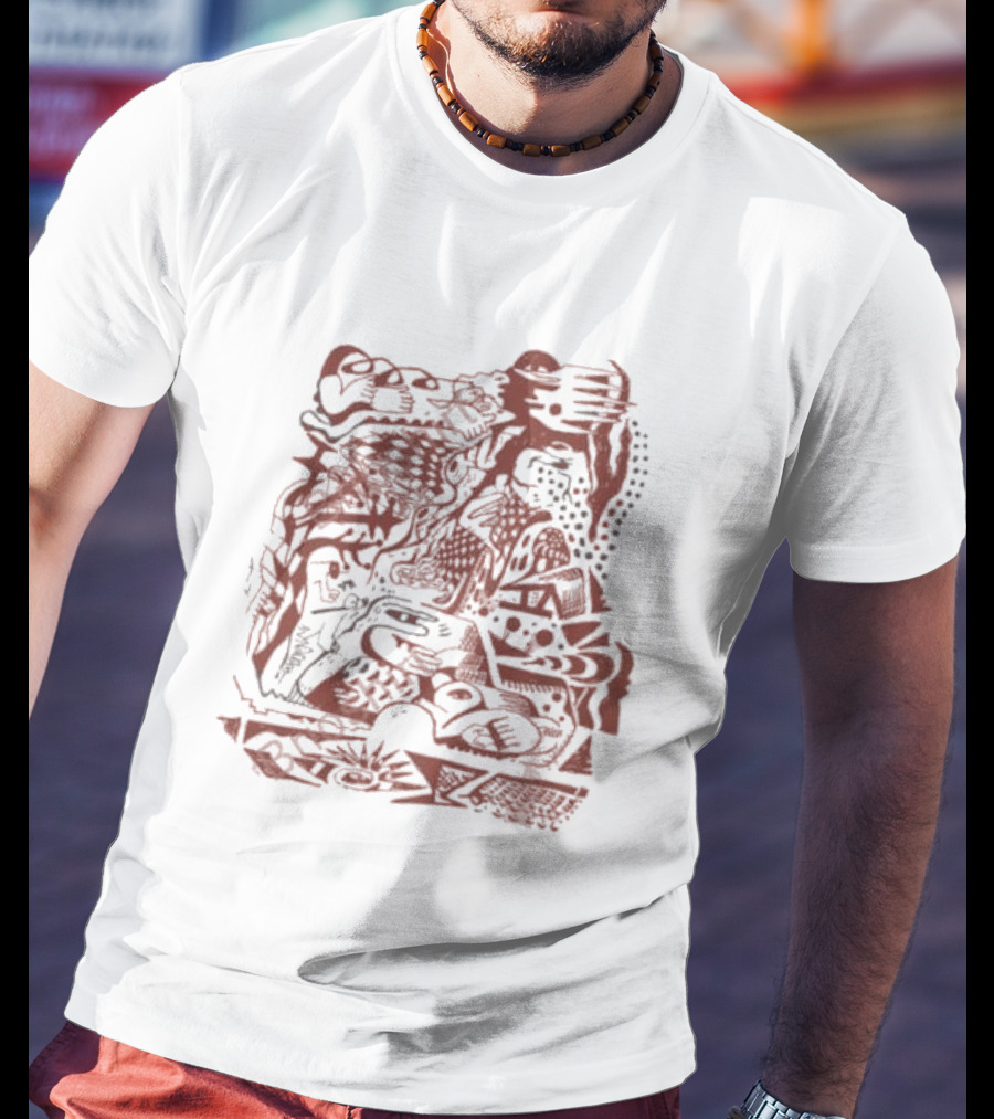 Efdot Studio Playground Abstract Doodle T-Shirt