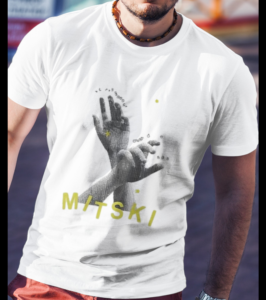 Mitski My Body’s Made Of Crushed Little Stars Hands T-Shirt