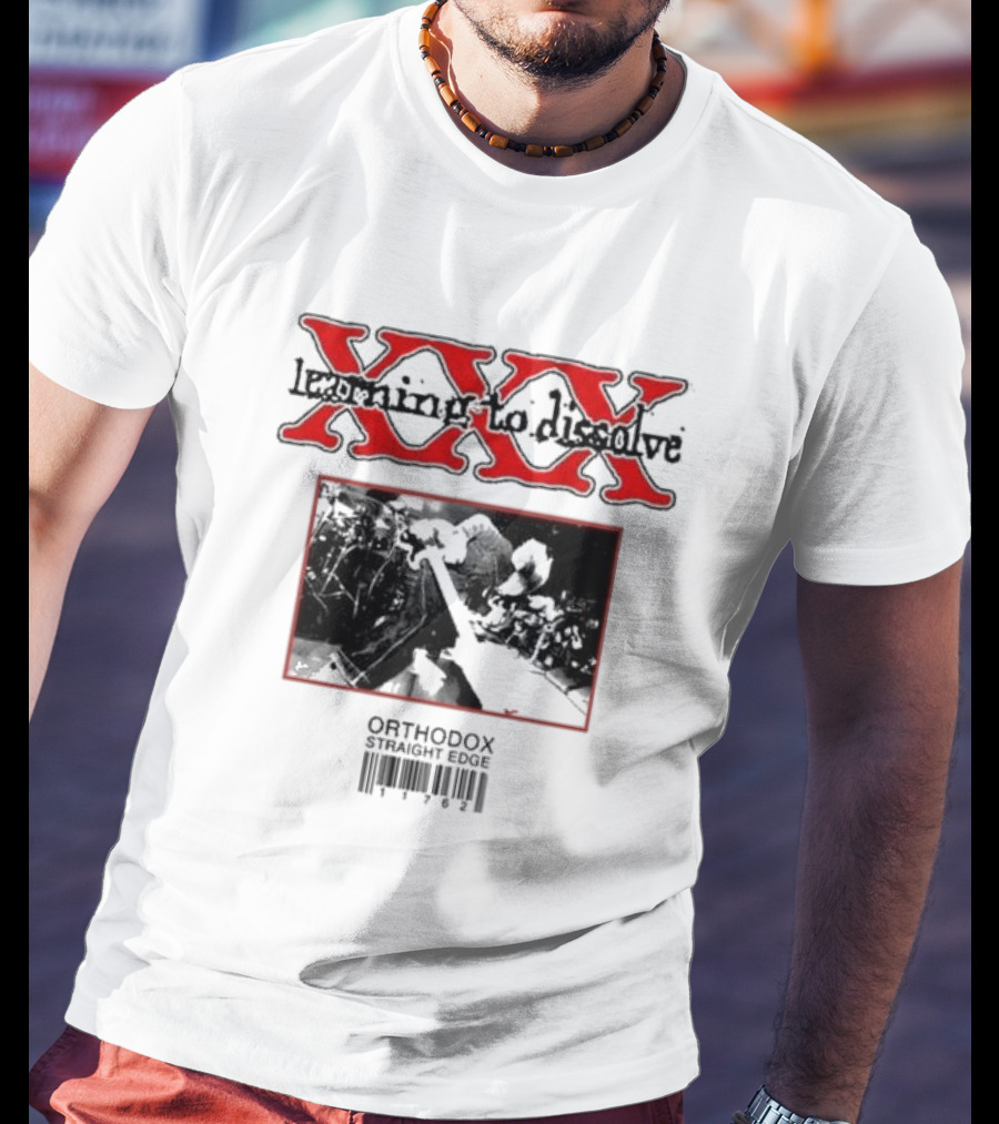Orthodox Straight Edge XXX Learning To Dissolve T-Shirt