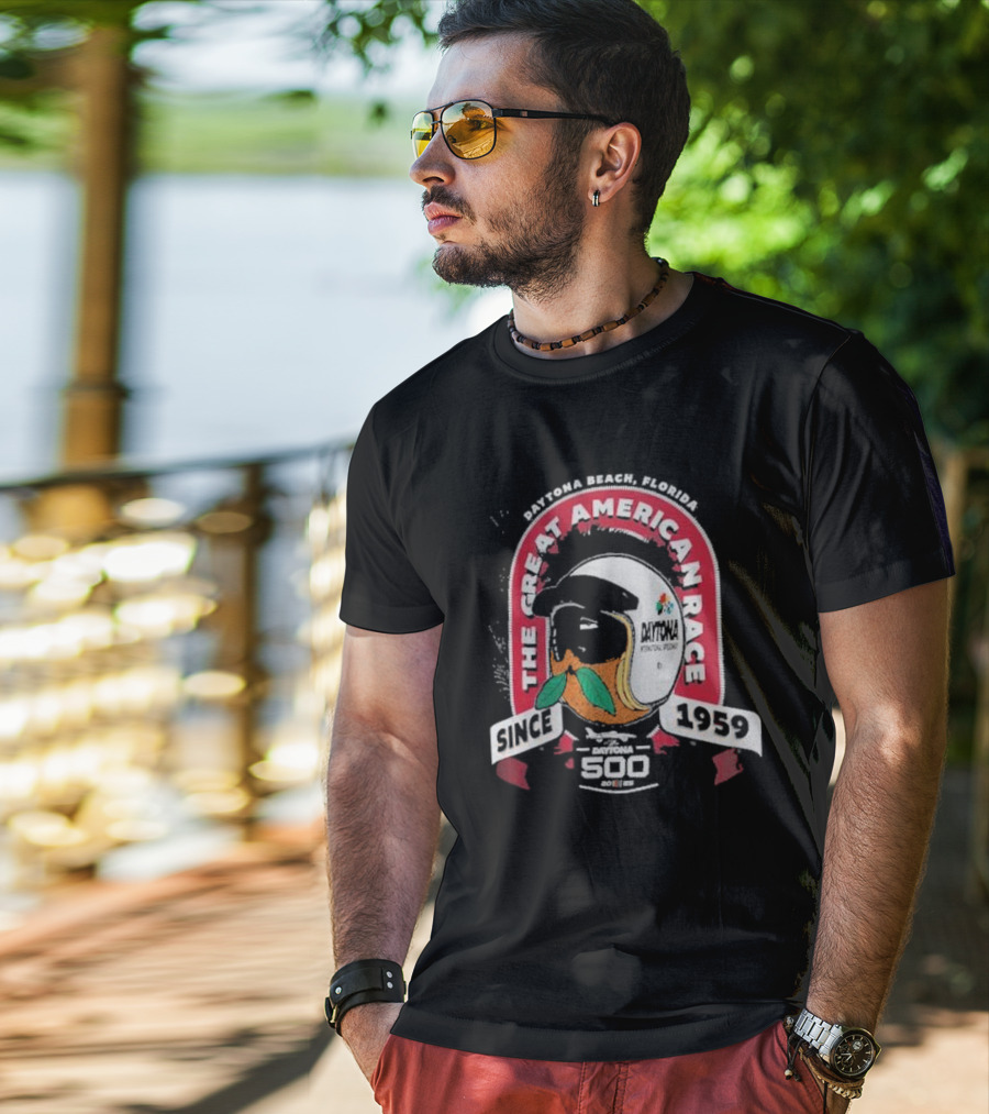 Daytona Beach Florida The Great American Race 1959 Daytona 500 T-Shirt