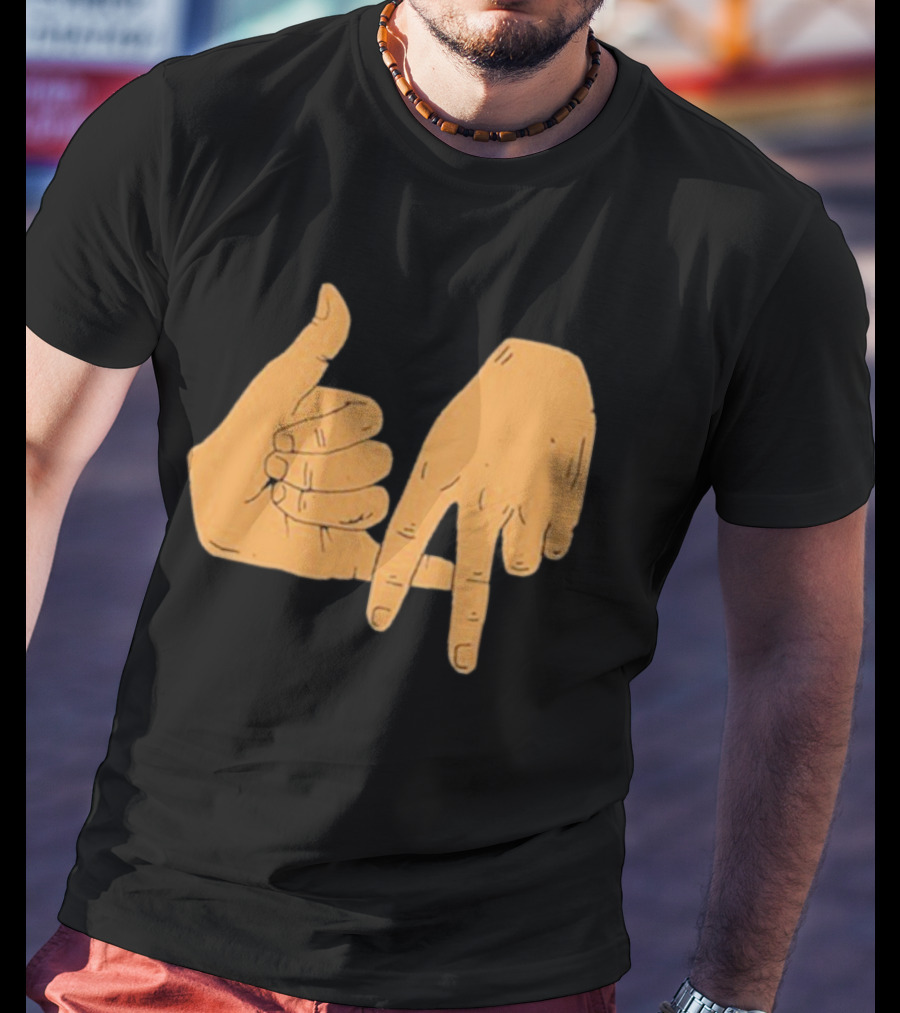 Dirty Coast Los Angeles Hand Gesture T-Shirt