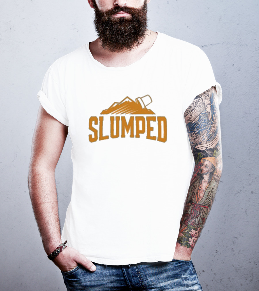 Slumped Gold Mountain Cup T-Shirt