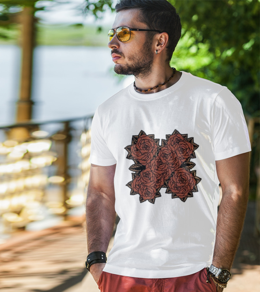 Xplr Sam And Colby Ribsplitter V.2 Floral Rose T-Shirt