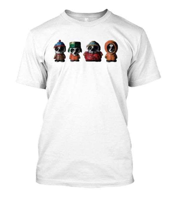 Zero Skateboards Southpark Characters Skull Horror T-Shirt