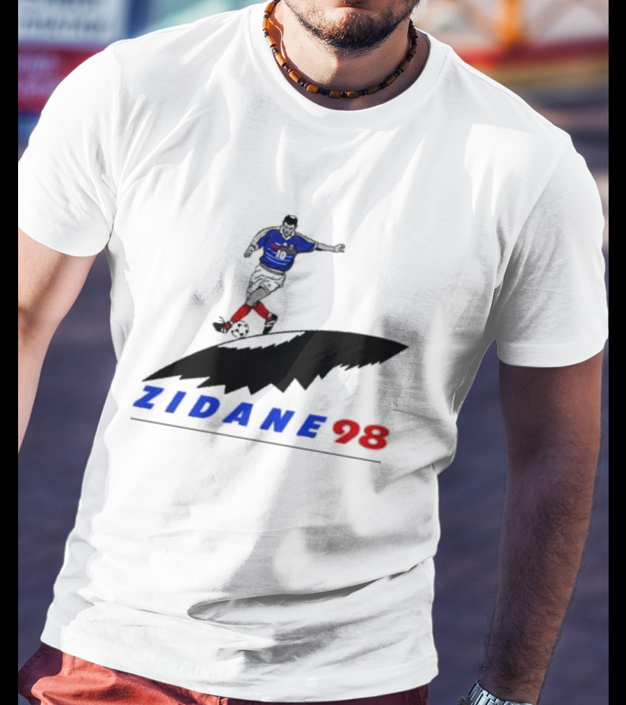 Zinedine Zidane 98 France Soccer Legend Iconic T-Shirt
