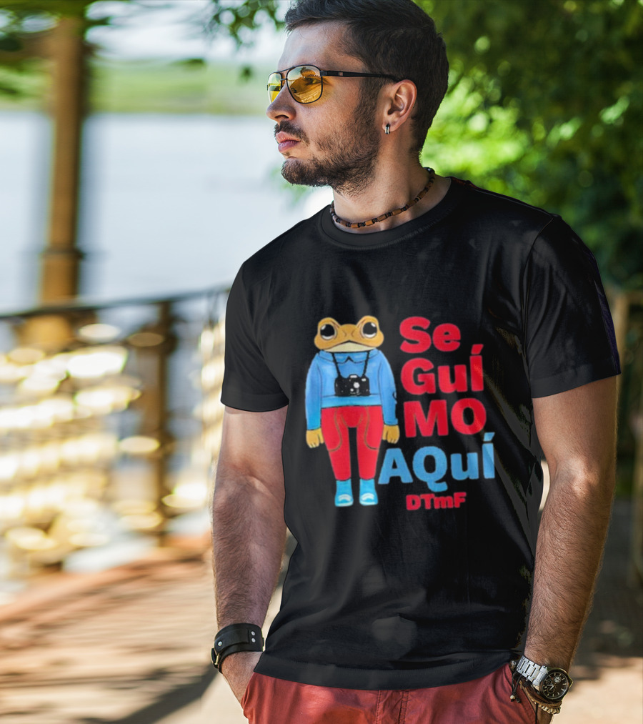 Se Guí Mo Aquí DTMF Frog With Camera T-Shirt