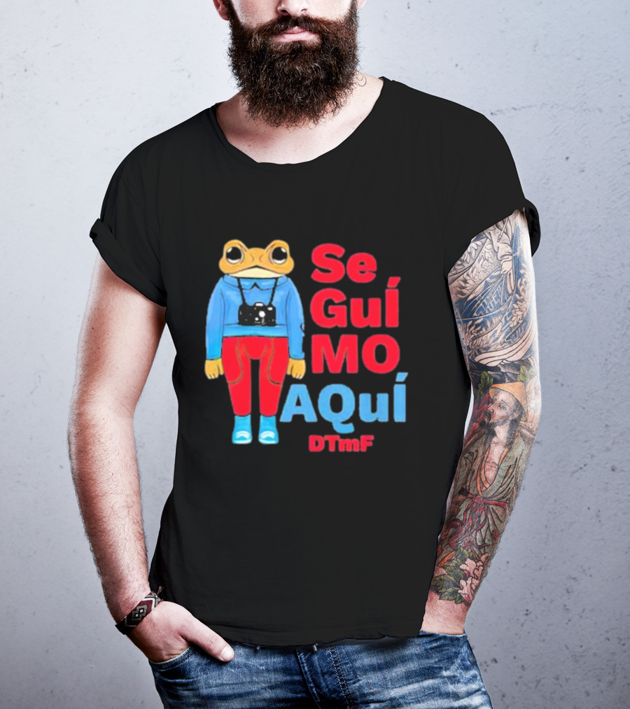 Se Guí Mo Aquí DTMF Frog With Camera T-Shirt