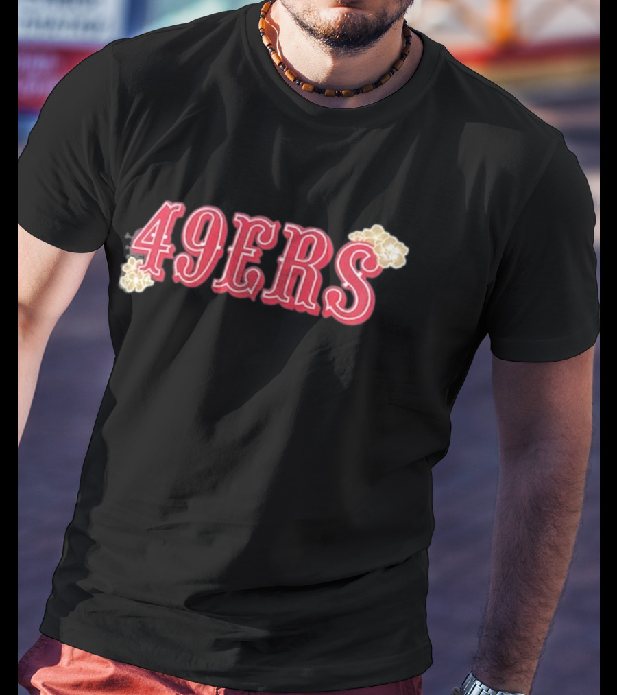 San Francisco 49ers 49ERS AAPI Apex Collection Floral Accents T-Shirt