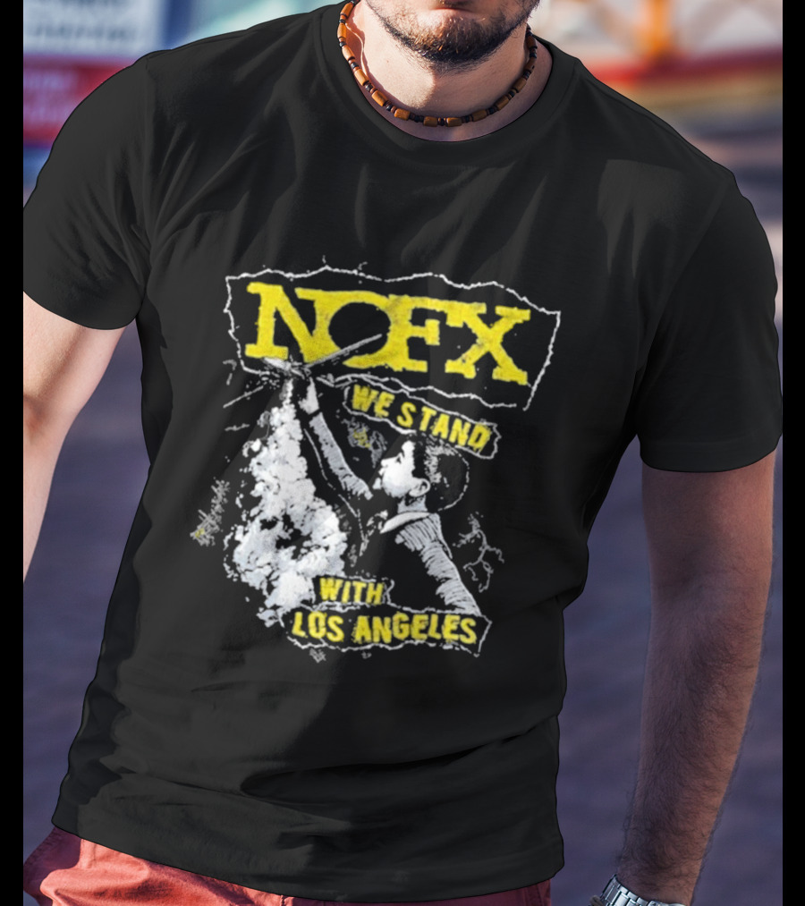 NOFX We Stand With Los Angeles Fire Relief Sebas Theriault T-Shirt