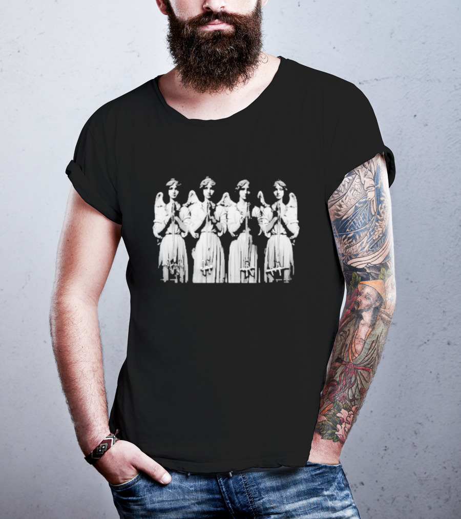 Lil Baby Wham X Who Decides War Four Angelic Statues T-Shirt