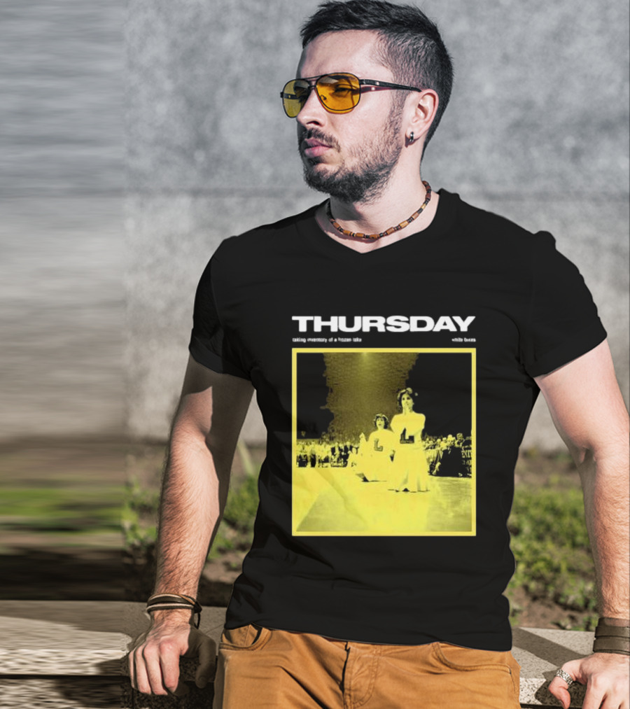 THURSDAY Taking Inventory Of A Frozen Lake Wild Boys T-Shirt