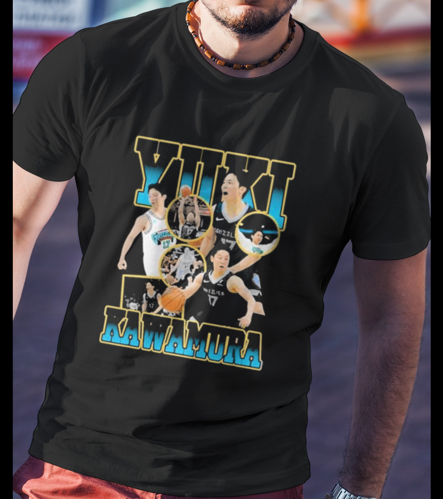 Yuki Kawamura Basketball Action Collage T-Shirt