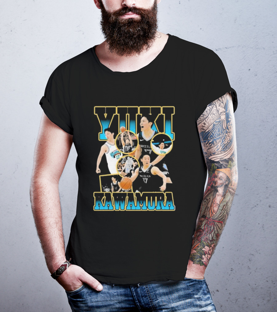 Yuki Kawamura Basketball Action Collage T-Shirt