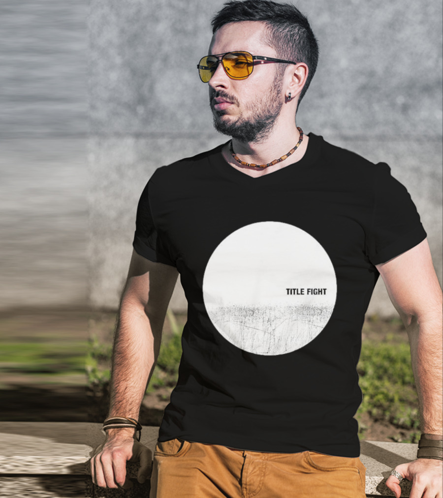 Title Fight Scratch Circle White T-Shirt