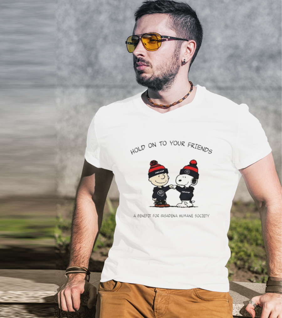 Hold On To Your Friends Benefit For Pasadena Humane Society Whirr X Luster T-Shirt
