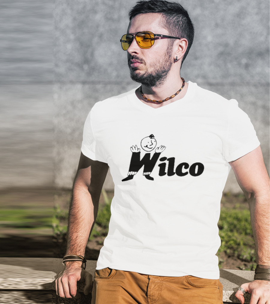 Wilco Iconic Cartoon Logo Wilco Madalyn Stefanak T-Shirt