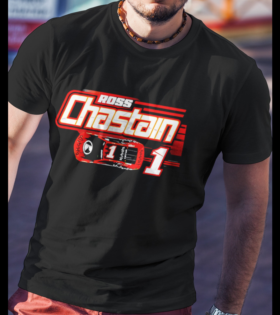 Ross Chastain 1 Racing Car Number One T-Shirt