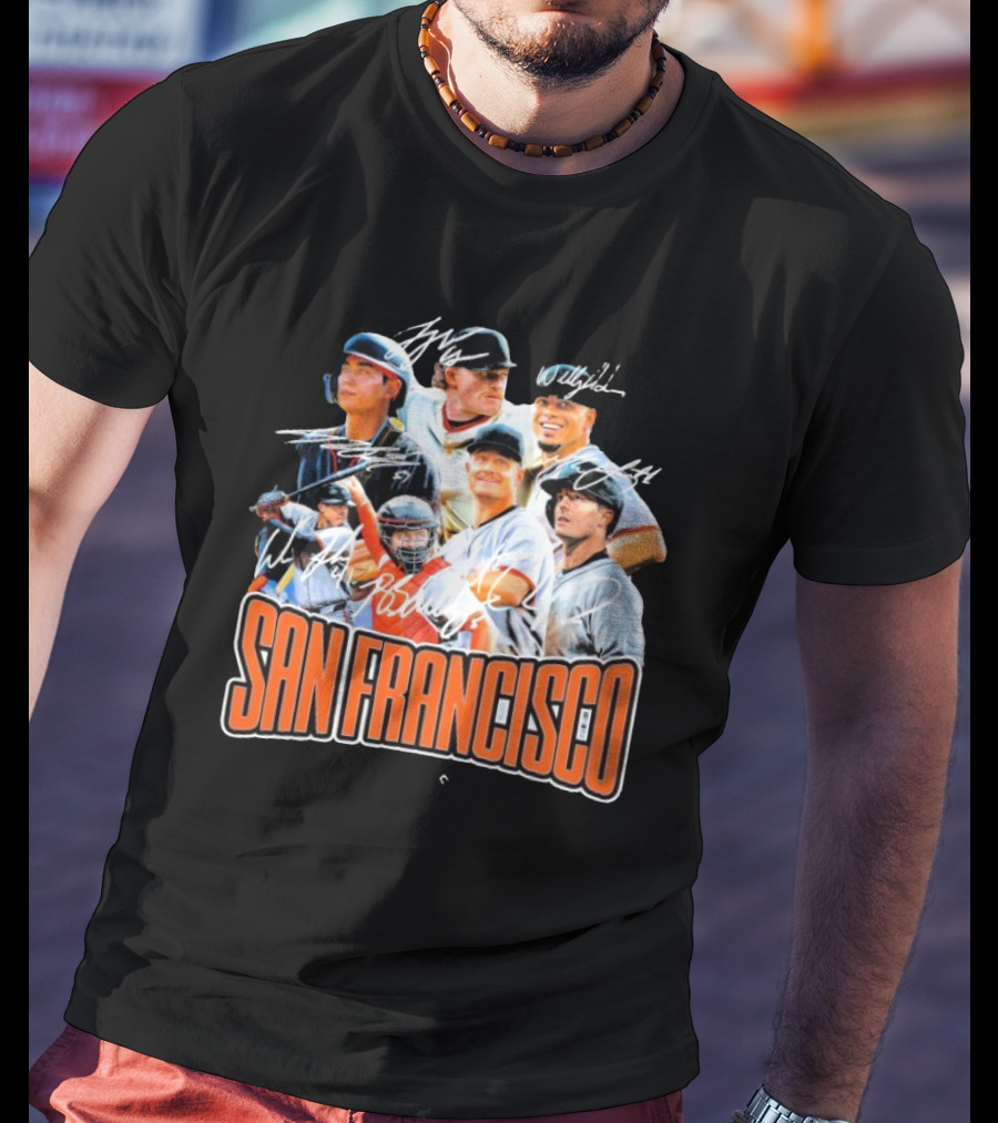 San Francisco Giants MLB Players Series Signatures 2025 T-Shirt