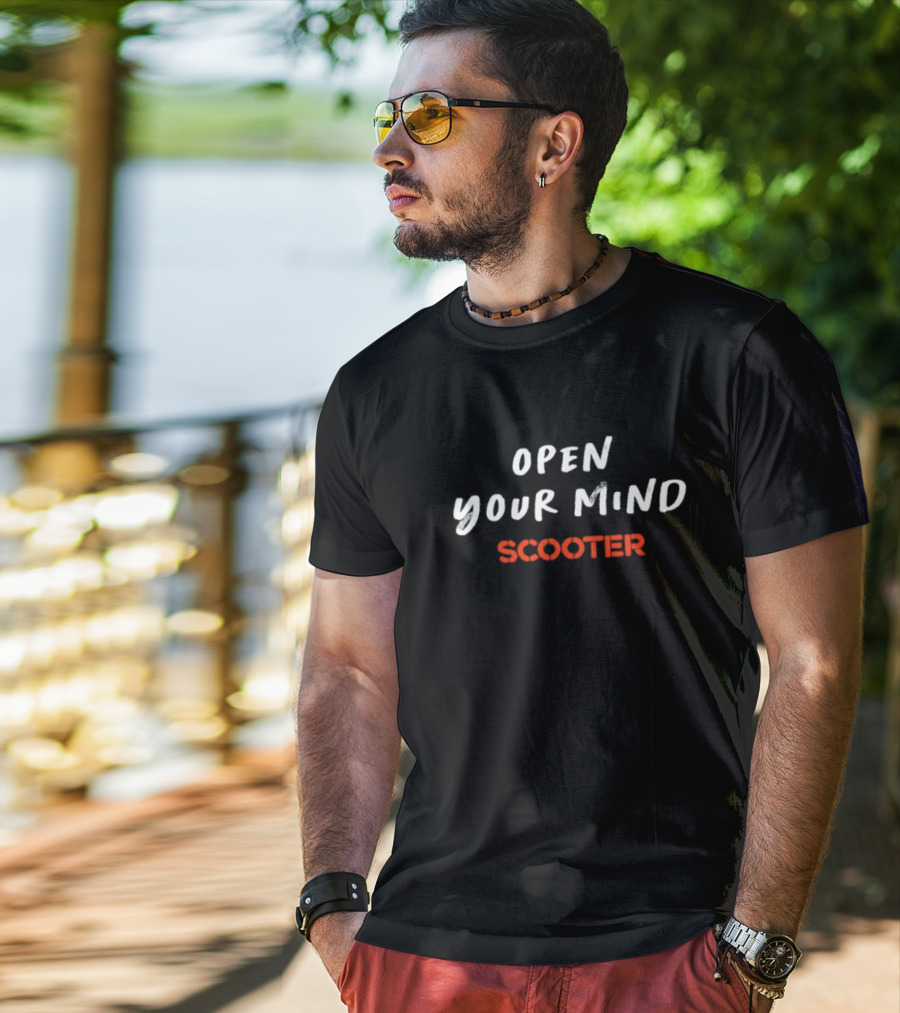 Open Your Mind Scooter T-Shirt