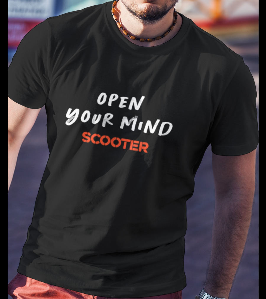 Open Your Mind Scooter T-Shirt