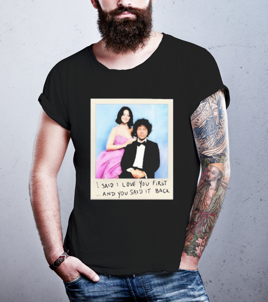 Selena Gomez I Said I Love You First And You Said It Back Polaroid Photo T-Shirt