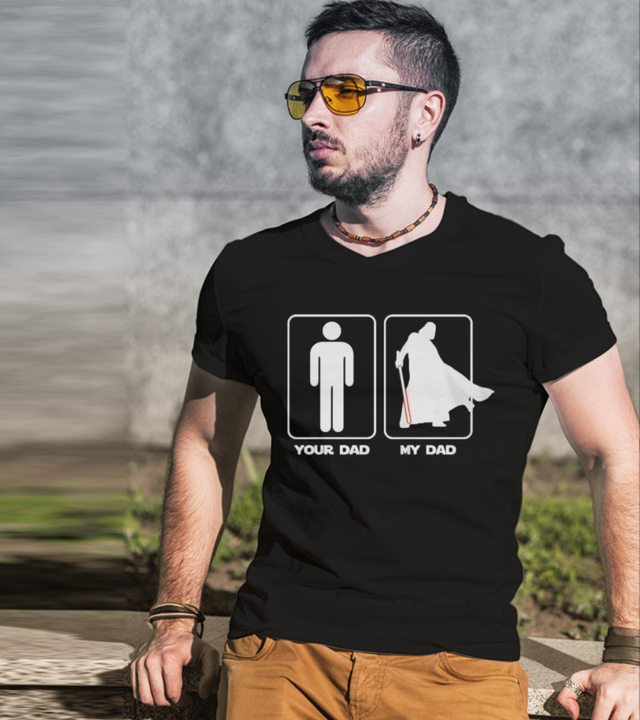 YOUR DAD MY DAD LIGHTSABER ICON DUO T-Shirt