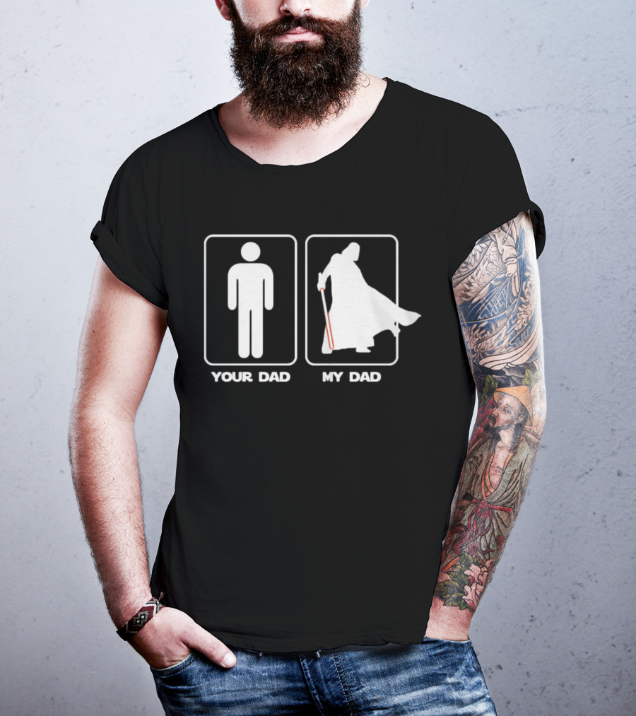 YOUR DAD MY DAD LIGHTSABER ICON DUO T-Shirt