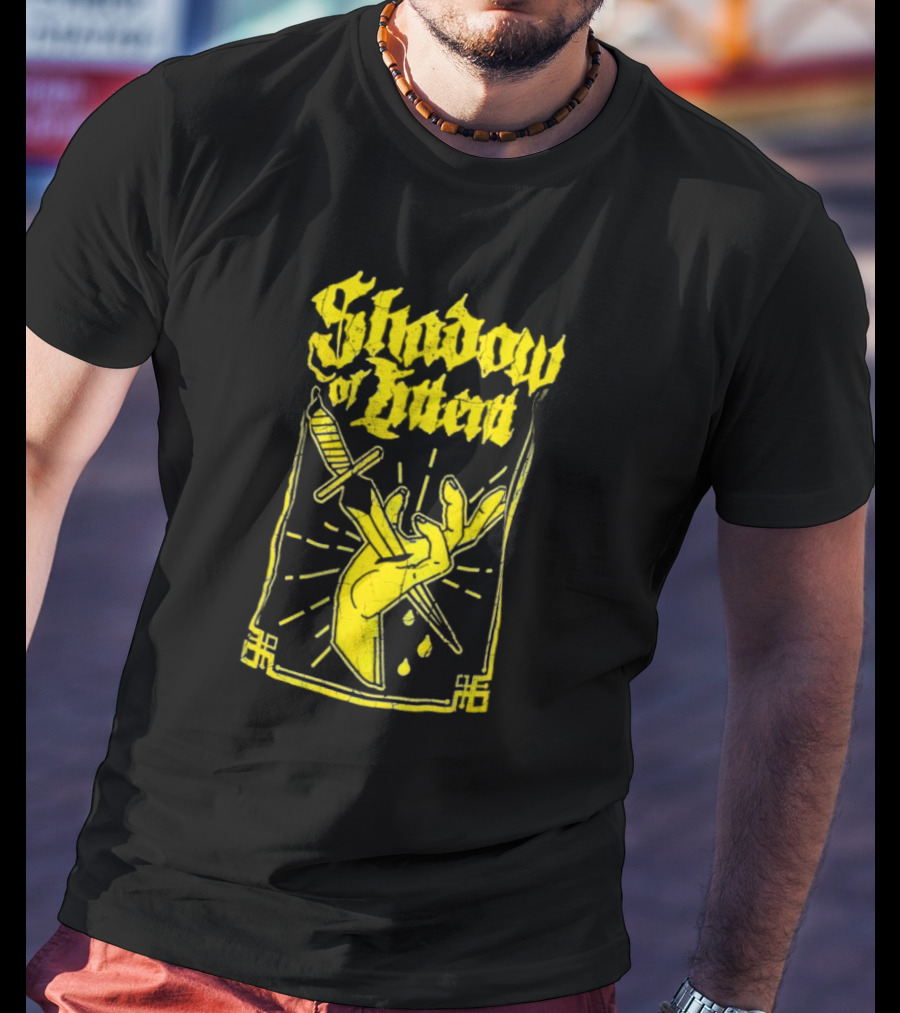 Shadow Of Intent Dagger Aura And Hand Motif T-Shirt
