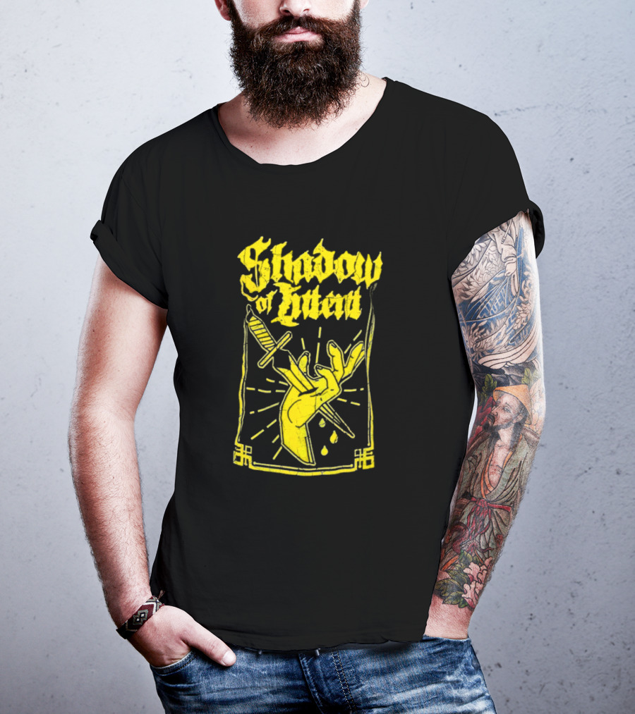 Shadow Of Intent Dagger Aura And Hand Motif T-Shirt