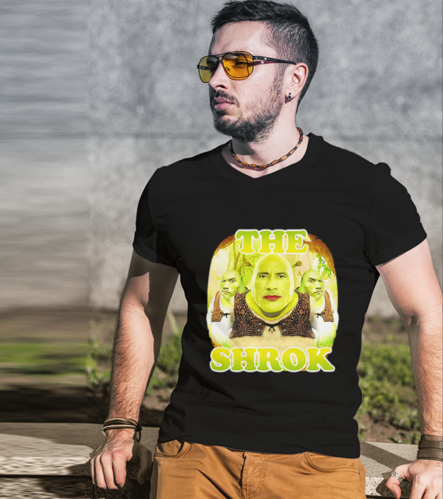 THE SHROK Shrek Parody Featuring Iconic Imagery T-Shirt