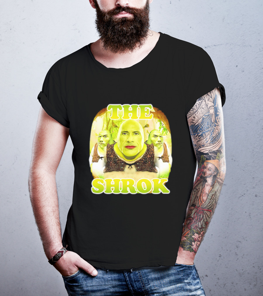 THE SHROK Shrek Parody Featuring Iconic Imagery T-Shirt