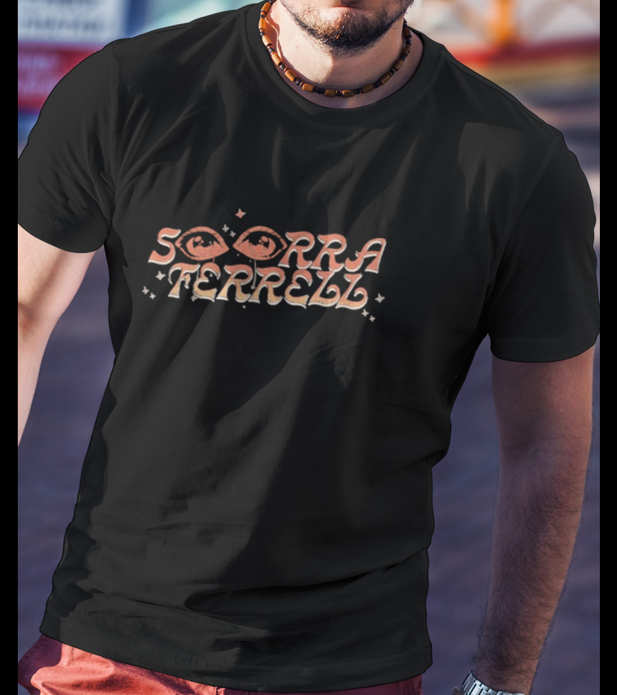 Sierra Ferrell Eyes Retro Typography With Eye Motif T-Shirt