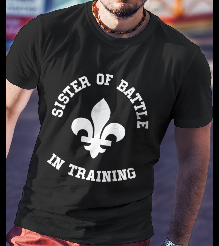 Sister Of Battle In Training Fleur-de-Lis Emblem T-Shirt