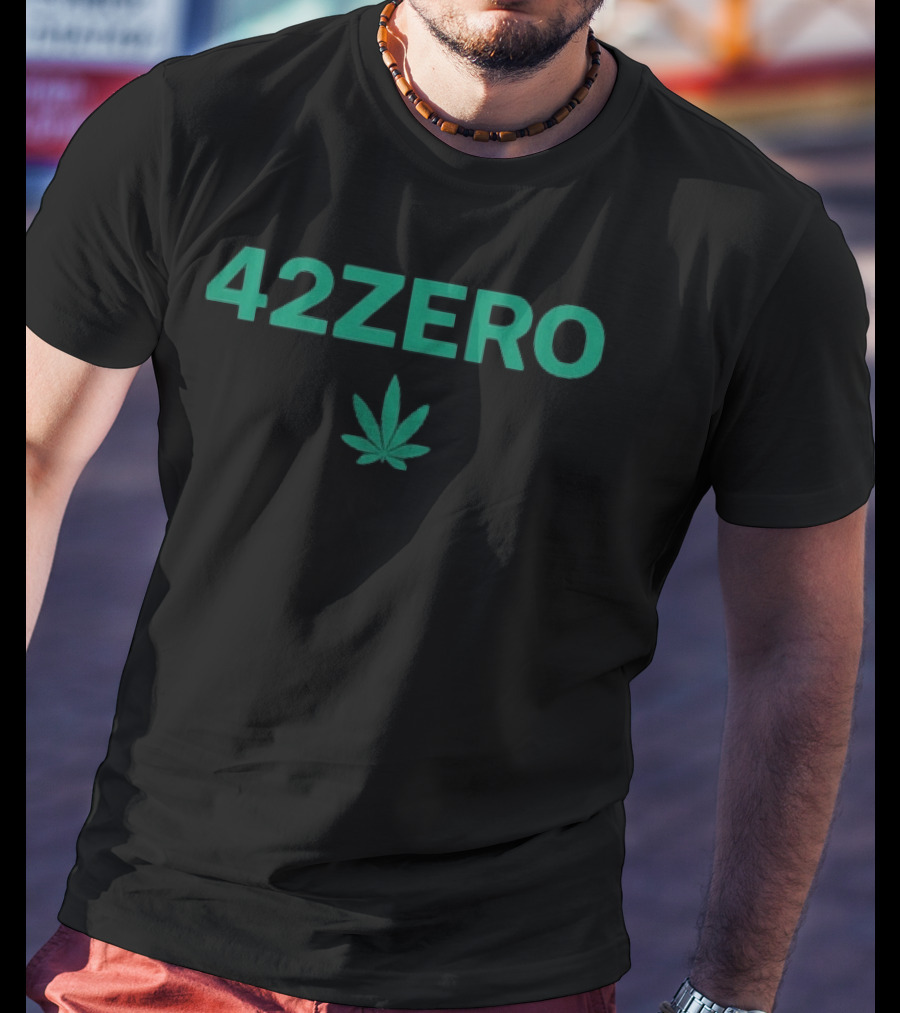 Smashing Pumpkins 42Zero 420 Marijuana Leaf Design T-Shirt
